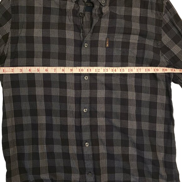 VGUC - Ben Sherman Men's Blue & Grey Button-Up Shirt XL - Picture 5 of 6